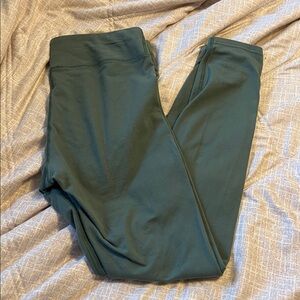 Pact Earthy Green Organic Cotton leggings
